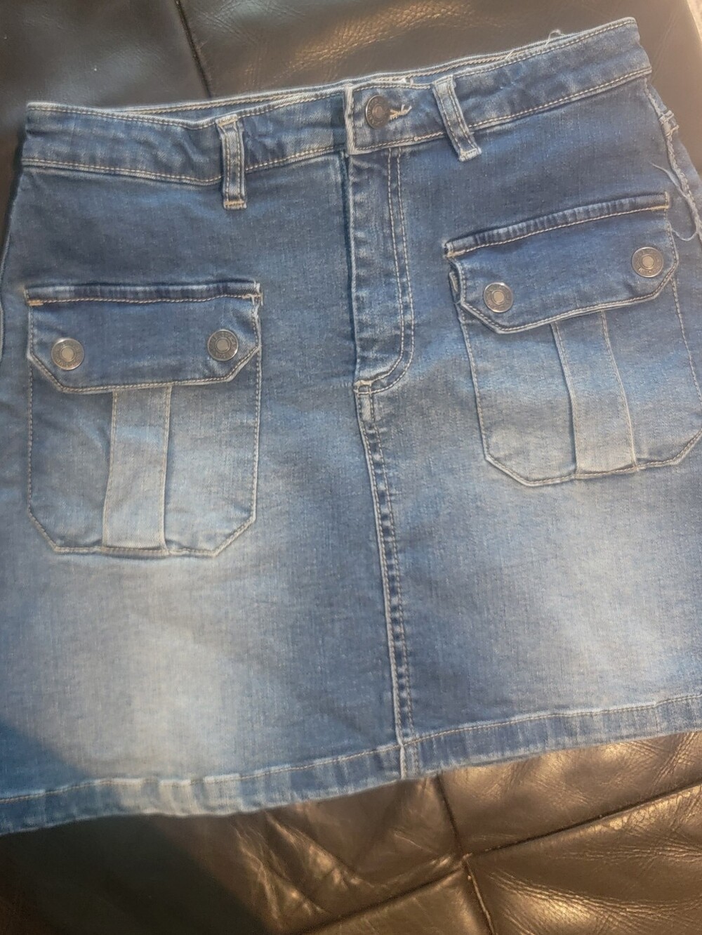 Girls size 16 cargo denim/jean skirt / Jessica Simpson - Picture 5 of 5